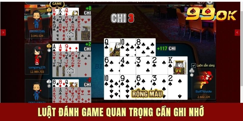 Luật đánh game quan trọng cần ghi nhớ