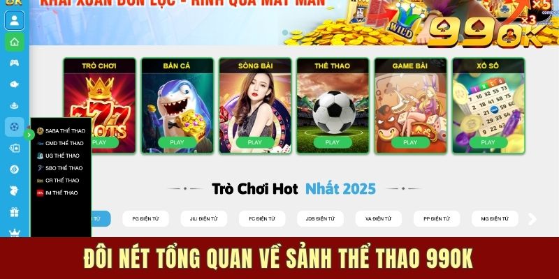 Đôi nét tổng quan về sảnh thể thao 99OK