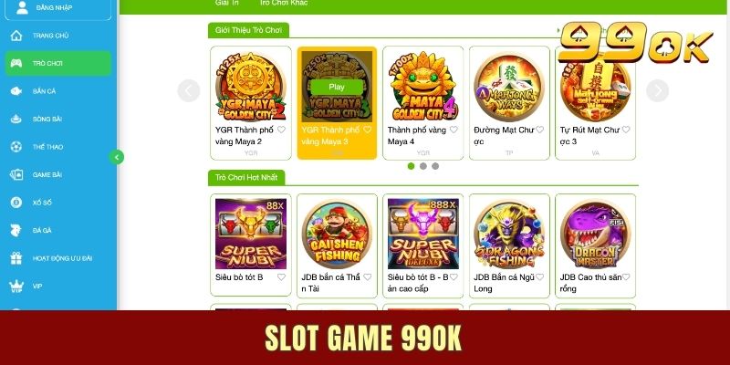 Slot Game 99OK - Thiên Đường Giải Trí Săn Thưởng Tiền Tỷ